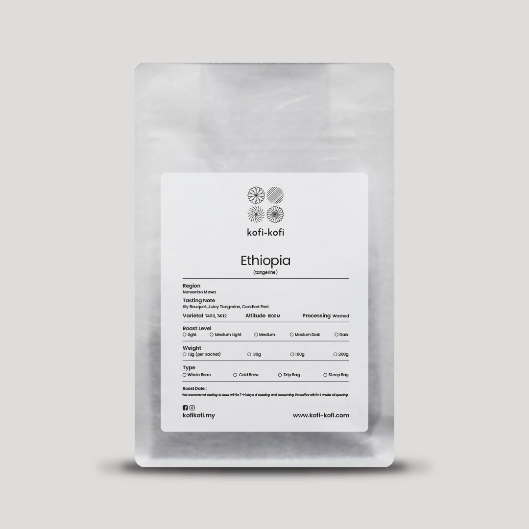 [Whole Bean] Ethiopia (Tangerine) | Lily Bouquet, Juicy Tangerine, Candied Peel.